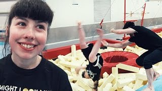 TEACHING HER TO FLIP!!