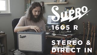Video thumbnail for Supro 1605r Direct In First Impressions - Secret Weapons by Mark Johnston