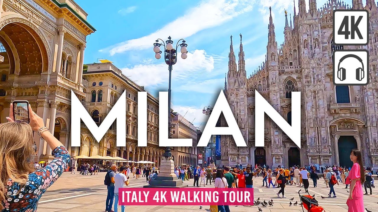 Immersive street-level walking tour through Milan, Italy, showcasing authentic urban landscapes, local architecture, and the vibrant atmosphere of the city's neighborhoods