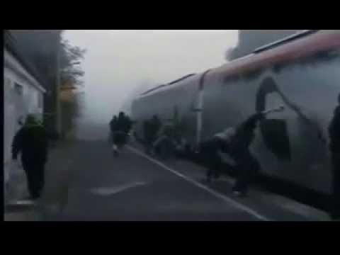 Pk Graffiti attack on a german train