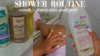 2022 SHOWER ROUTINE | SMOOTH SKIN + SMELL GOOD