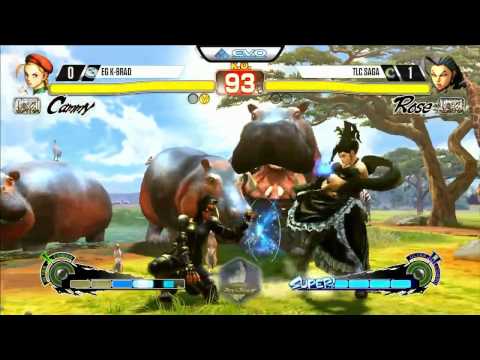 K-Brad (Cammy) vs TLC Saga (Rose) - EVO 2015 USF4 Pools - 720p/60fps