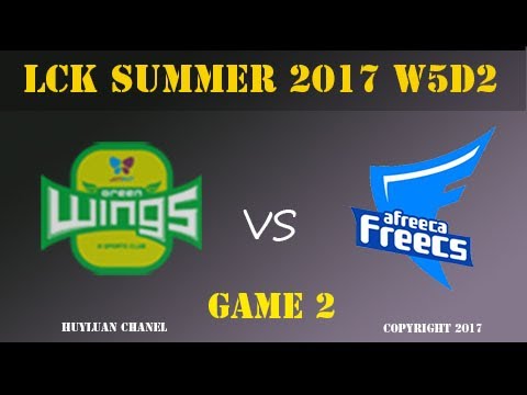 JAG vs AFS Highlights Game 2 LCK SUMMER 2017 Jin Air Green Wings vs Afreeca Freecs