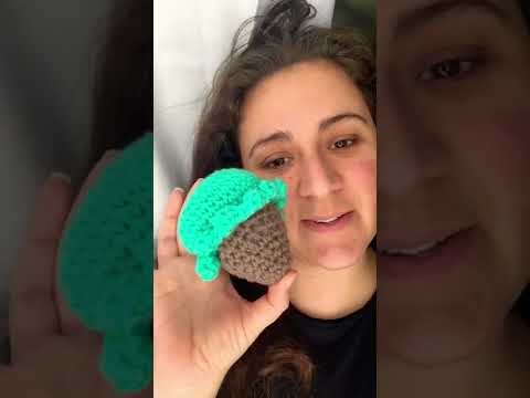 Check out my tutorial on how to make a crochet ice cream cone! #crochet #tutorial #icecream