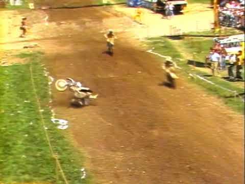 1986 Motocross @ Switzerland - Hansson Big Crash