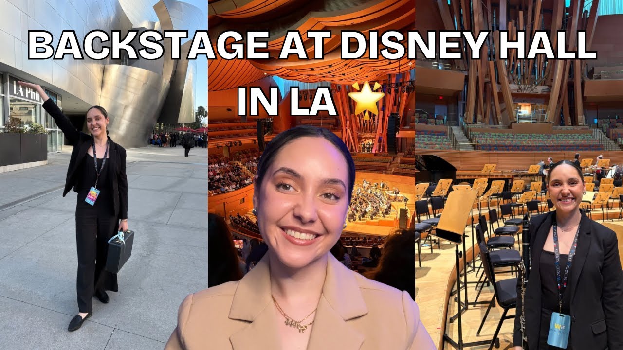 Backstage at Walt Disney Concert Hall