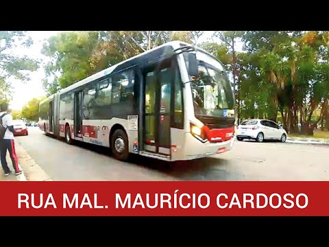 Rua Mal. Maurício Cardoso Movimentação de Ônibus em São Paulo
