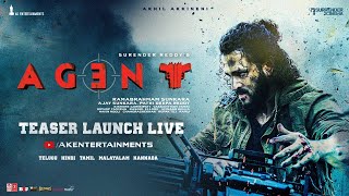 AGENT Teaser Launch Event LIVE | Akhil Akkineni, Mammootty | Surender Reddy | Anil Sunkara