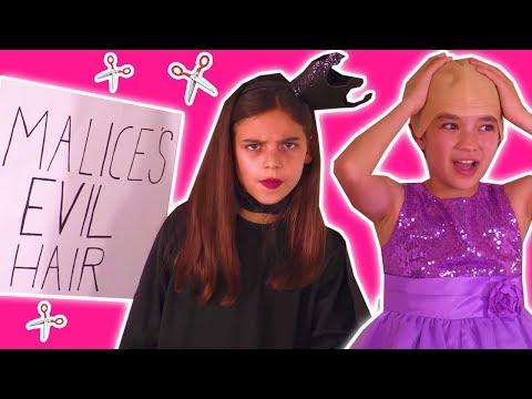 PRINCESS HAIRDRESSER DISASTER - Malice's Hair Salon - Shampoo Pranks - Princesses In Real Life