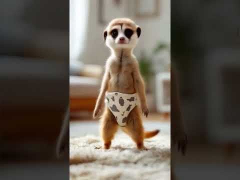 diaper meerkat #meerkat #petdance #diaper #trending