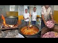 80 KG Mutton Making Preparation Surti Khatri Tapelu Making For 300 People Tasty Street Food