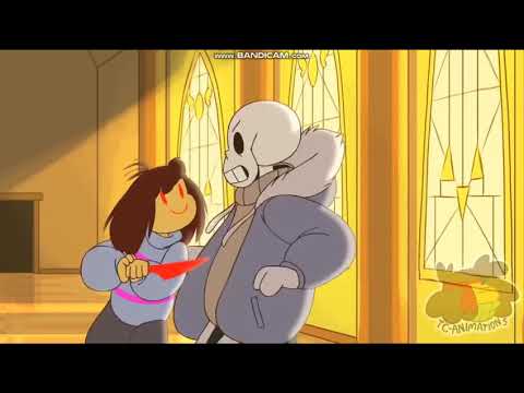 Sans vs Chara Animation Megalovania