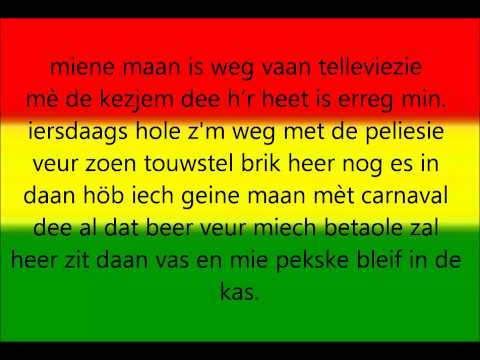 vastelaovendsleedje 1954- Miene maan(mit teks)