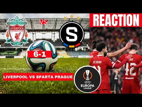 Liverpool vs Sparta Prague 6-1 Live Stream Europa league UEFA UEL Football Match Score Highlights
