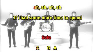 If I needed someone Beatles mizo vocals no lead guitar lyrics chords cover