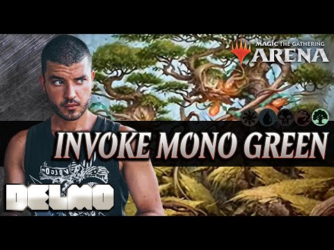Invoke the Mono Green Ancients! - Alchemy Standard Ranked Kamigawa [MTG Magic Arena ITA]