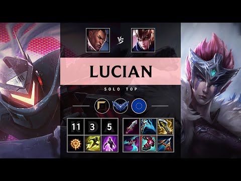 Lucian Top vs Quinn - EUW Diamond Patch 25.12