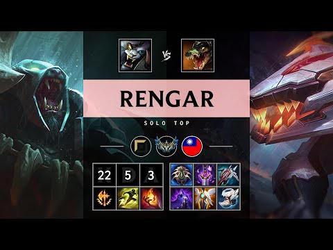 Rengar Top vs Renekton - TW Challenger Patch 25.15