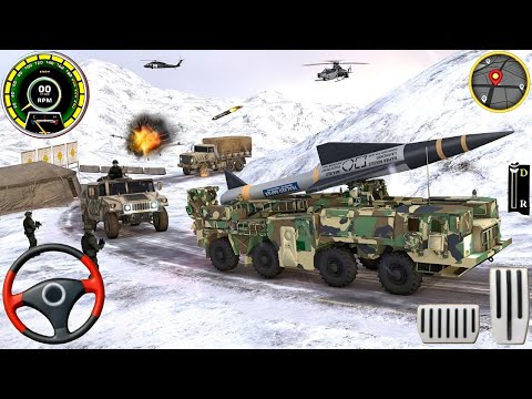 US Offroad Army Truck Driving 3D 2025 - Army Truck Driving Cargo Games - Andriod Gameplay