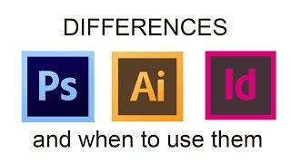 Differences between Adobe Photoshop Illustrator an