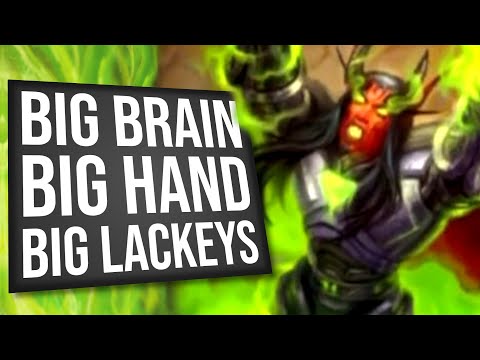 BIG BRAIN, BIG HAND, BIG LACKEYS!! Warlockey 2.0 | Standard | Hearthstone