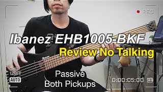 Video thumbnail for Ibanez EHB1005-BKF Bass Review (No Talking) by Jio Luminasion