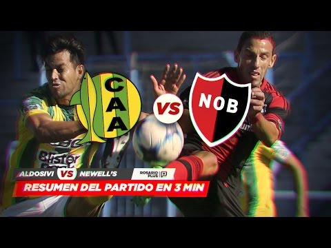 FECHA 21 - Aldosivi 0-3 Newells - Resumen