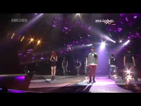 Music Bank  100528 Jerry ft HyunA(4Minute) - 愛你