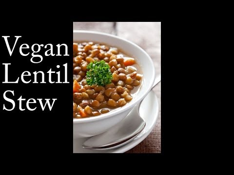 How to Make Vegetarian Lentil Stew (Vegan Recipe) | The Frugal Chef