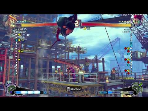 meshiox [Viper] vs Oshino [Adon] SSF4 Japanese Online Ranked Matches - TRUE-HD