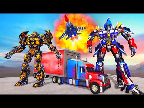 Indian Police Robot Transform Truck City Crime Battle Android Gameplay