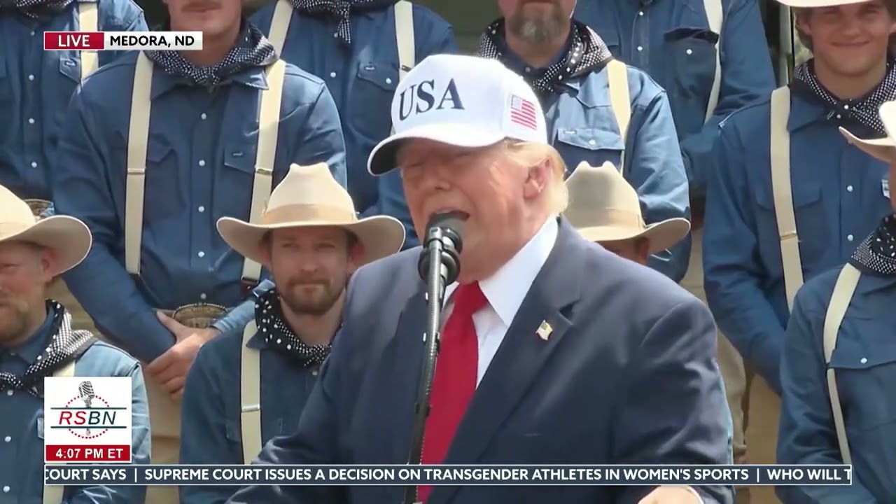 WATCH: President Trump Applauds Rough Riders and Their Attack on the Caribbean - 07/01/26