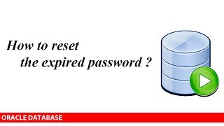 ORACLE: How to reset the expired password using SQL Developer ?