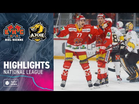 Biel vs. Ajoie 8:1 – Highlights National League