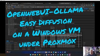 Effortless Openwebui-ollama Easy Diffusion On Windows 11 Vm With Gpu Passthrough Using Proxmox!