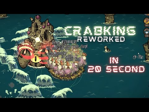 Lunar Mutated Merm Killing Crabking Rework in 20 Second | Wurt New Skill Tree [BETA]