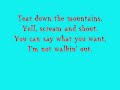 Dreamgirls And I Am Telling You With Lyrics