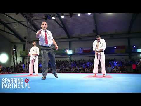 Dominik Dávid vs Radomir Patrnogic Man -80kg European Karate Kyokushin Championships