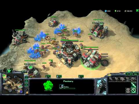 Planetary Fortress Rush vs Zerg - Starcraft 2 HotS