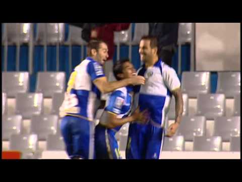 Gol de Dávila (2-1) en el CE Sabadell - CD Guadalajara Jornada 7