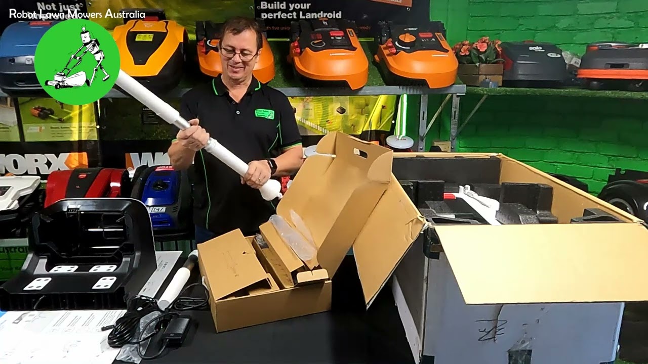 Wireless Robot Lawn Mowers Australia - ECOVACS GOAT G1 Unboxing