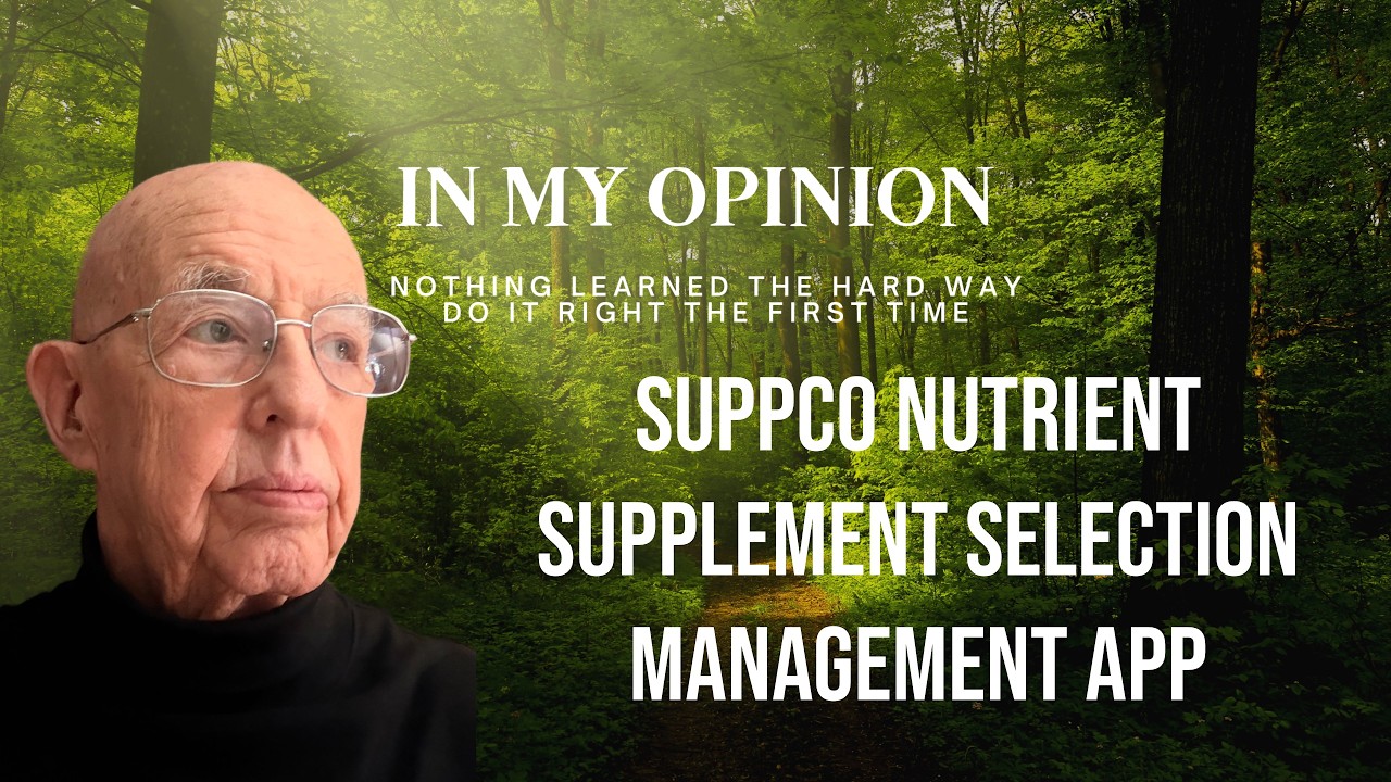 SuppCo Nutrient Supplement Selection And Management App