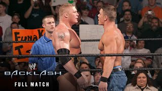 FULL MATCH: Brock Lesnar vs. John Cena | WWE Title Match: Backlash 2003
