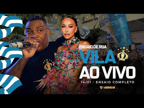 VILA ISABEL 2026 AO VIVO - ENSAIO DE RUA 14/01 COMPLETO