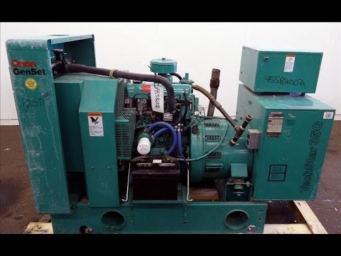 Used-Cummins Onan 35 kW standby natural gas generator set - Stock # 45582002