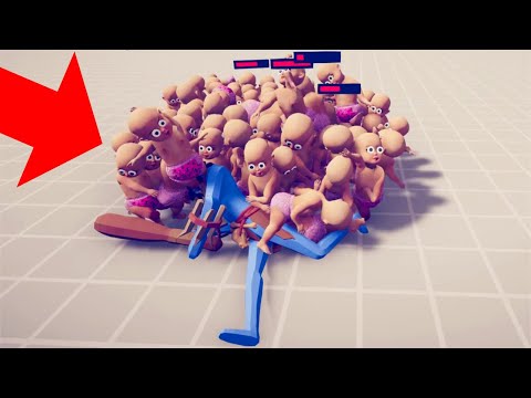 100x BABY MONSTER vs UNITS - Totally Accurate Battle Simulator TABS