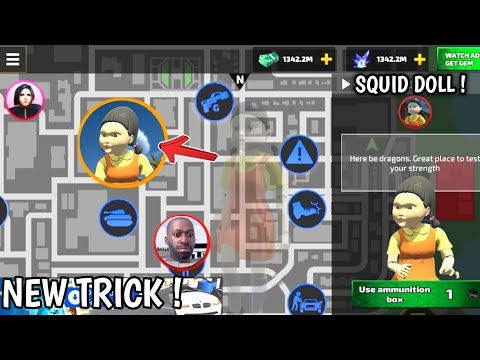 Squid Doll In Map New Video New Update Rope Hero Vice Town Game