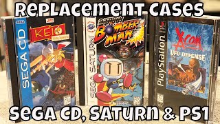 Long Box Replacement Cases for PS1, Saturn, and Sega CD