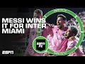 [FULL REACTION] Lionel Messi makes Inter Miami debut AND scores game-winning goal! 😱 | ESPN FC