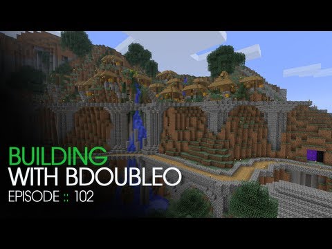 Minecraft Building with BdoubleO - Episode 102 - Column Completion